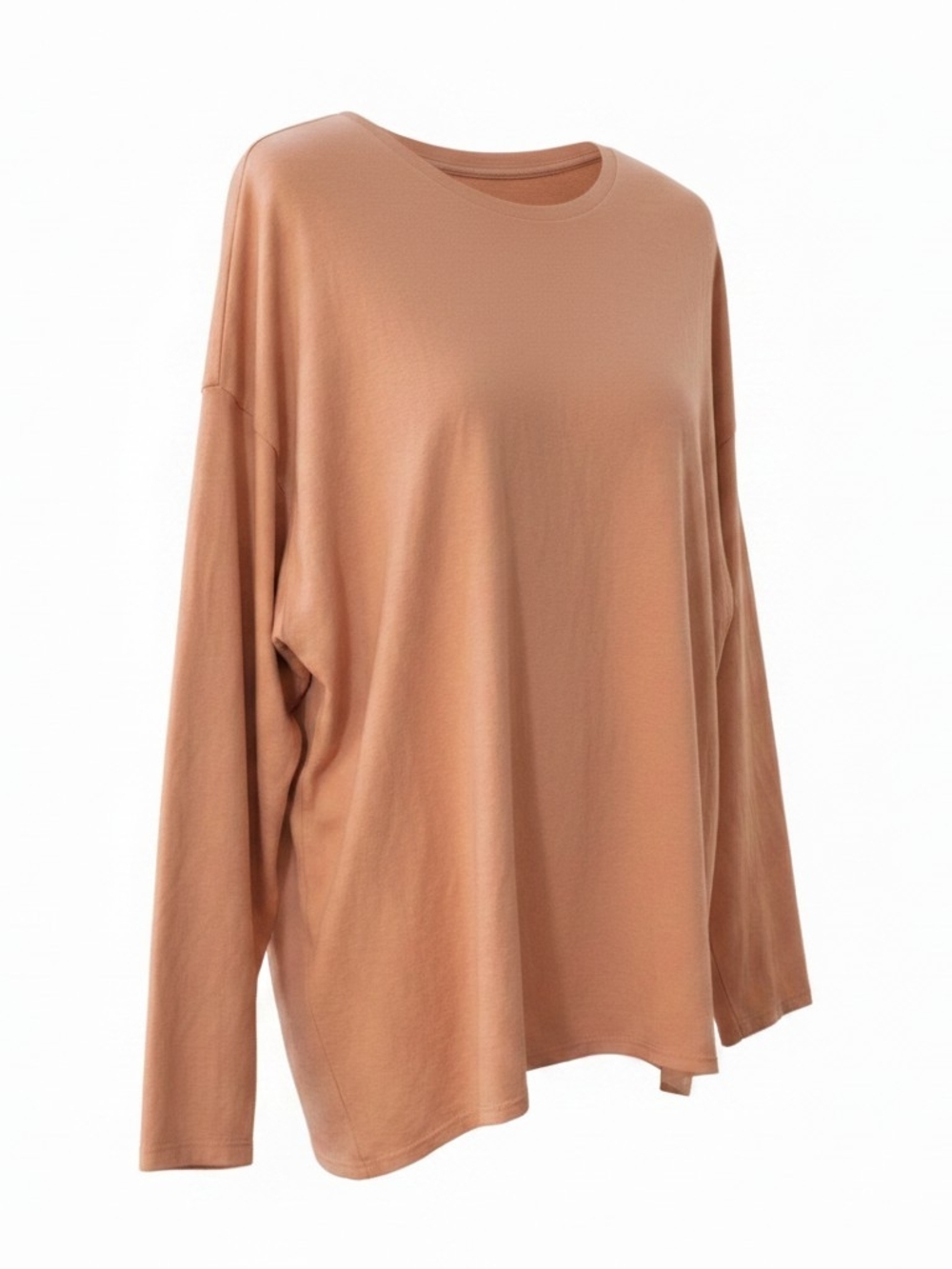 J. Jill Relaxed Long-Sleeve Tee in Camel